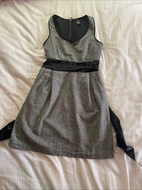 Ultimate 2000’s ‘going out dress’ business club Sleeveless Gray A-Line Dress